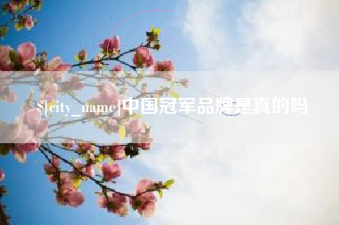 衡阳中国冠军品牌是真的吗