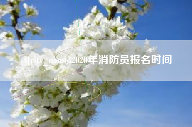 衡阳2020年消防员报名时间