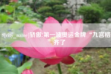 衡阳骄傲!第一波奥运金牌“九宫格”齐了