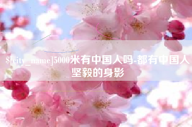 衡阳5000米有中国人吗-都有中国人坚毅的身影