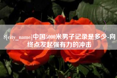 衡阳中国5000米男子记录是多少-向终点发起强有力的冲击