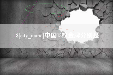 衡阳中国15枚金牌分别是
