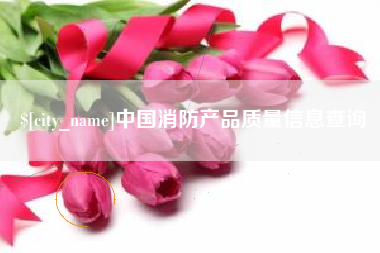 衡阳中国消防产品质量信息查询