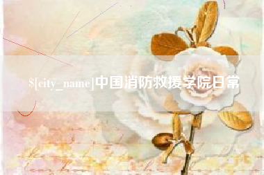 衡阳中国消防救援学院日常