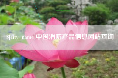 衡阳中国消防产品信息网站查询