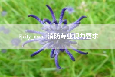 衡阳消防专业视力要求