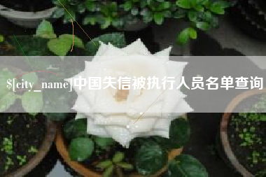 衡阳中国失信被执行人员名单查询