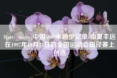 衡阳中国5000米跑步记录-由夏丰远在1997年10月23日的全国运动会田径赛上创造