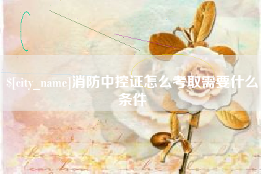 衡阳消防中控证怎么考取需要什么条件