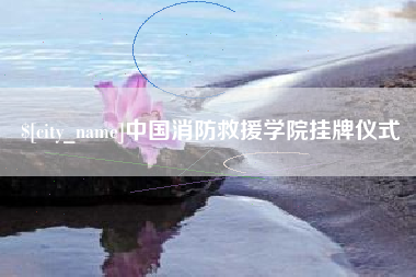 衡阳中国消防救援学院挂牌仪式